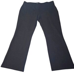 Beta Brand Women's Charcoal Classic Dress Pant Yoga  Straight Size 2X